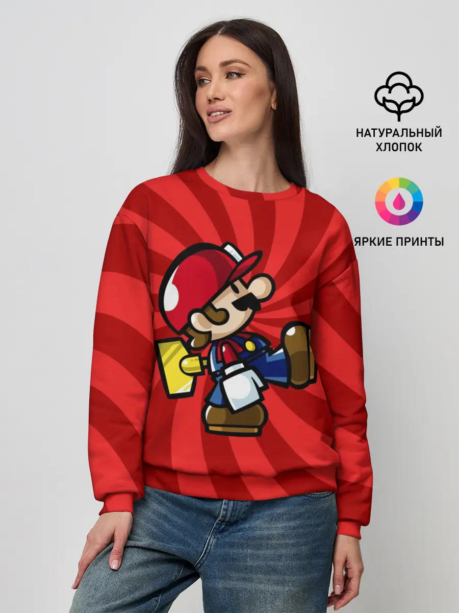 Женский свитшот / Mario