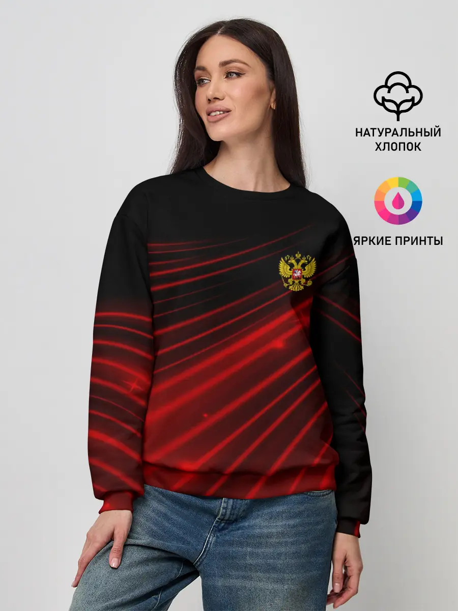 Женский свитшот / Russia Sport 2018 uniform