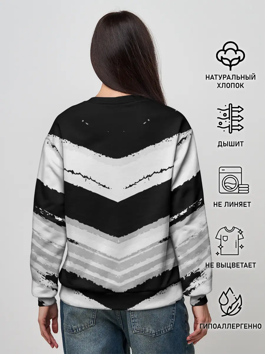 Женский свитшот / Mercedes sport abstract 2018