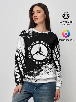 Женский свитшот / Mercedes abstract sport