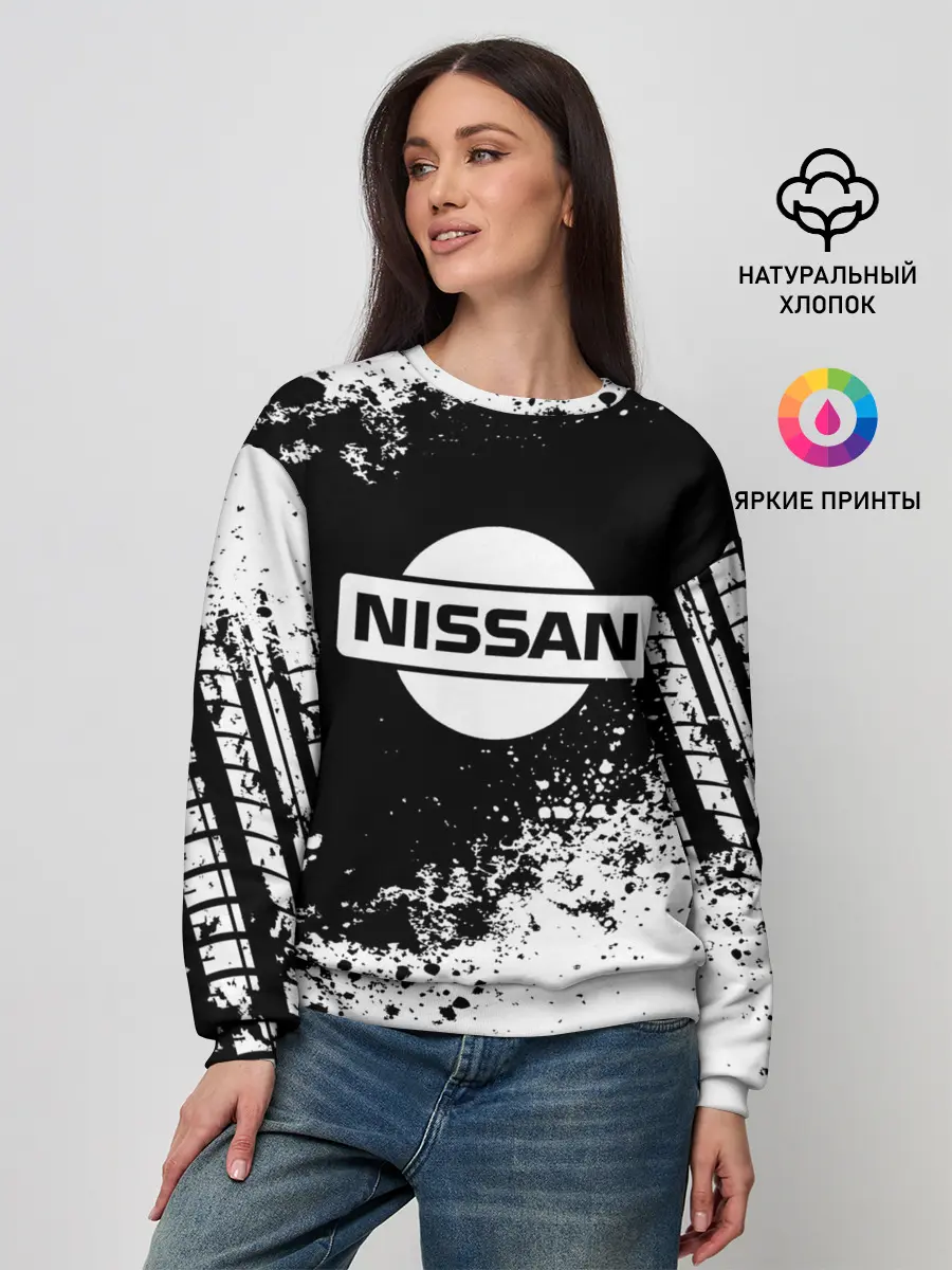 Женский свитшот / Nissan abstract sport