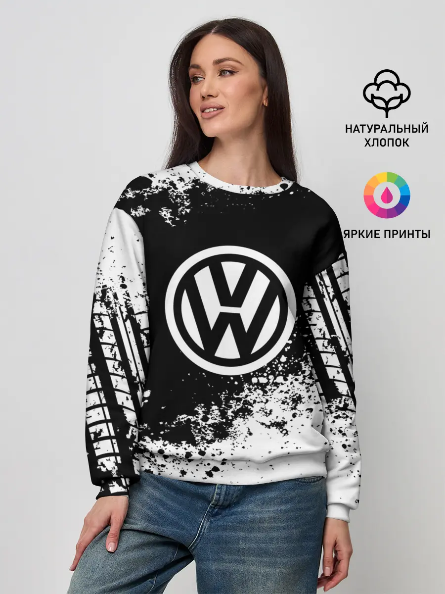 Женский свитшот / Volkswagen abstract sport