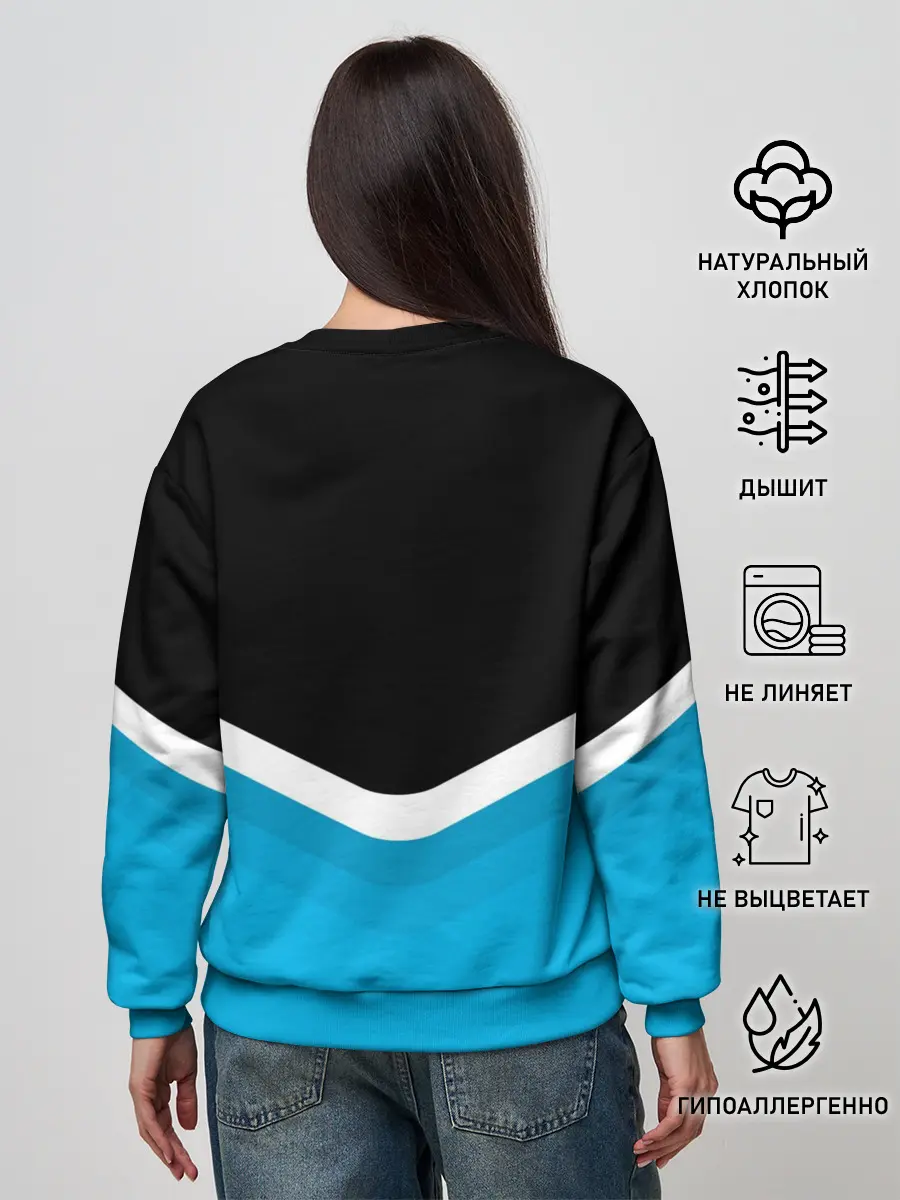 Женский свитшот / BMW Black & Blue