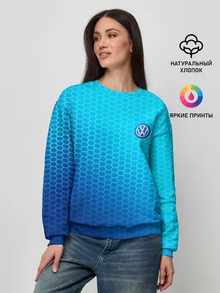 Женский свитшот / VOLKSWAGEN carbon uniform 2018