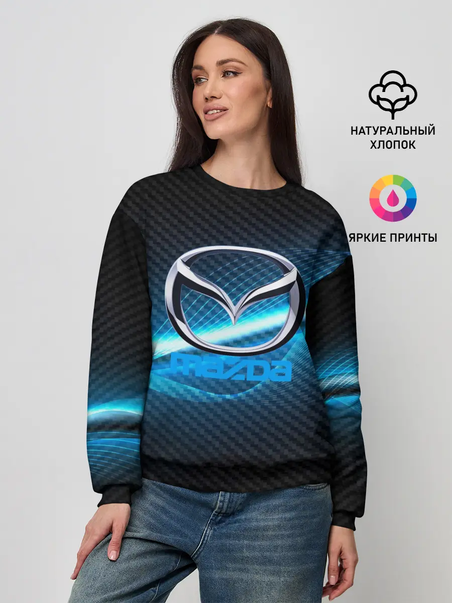 Женский свитшот / mazda machine motor XXI