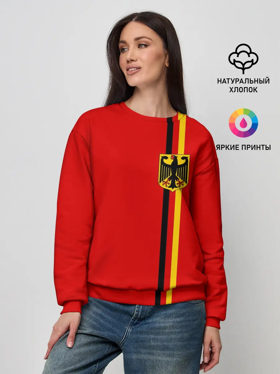 Женский свитшот / Германия, лента с гербом