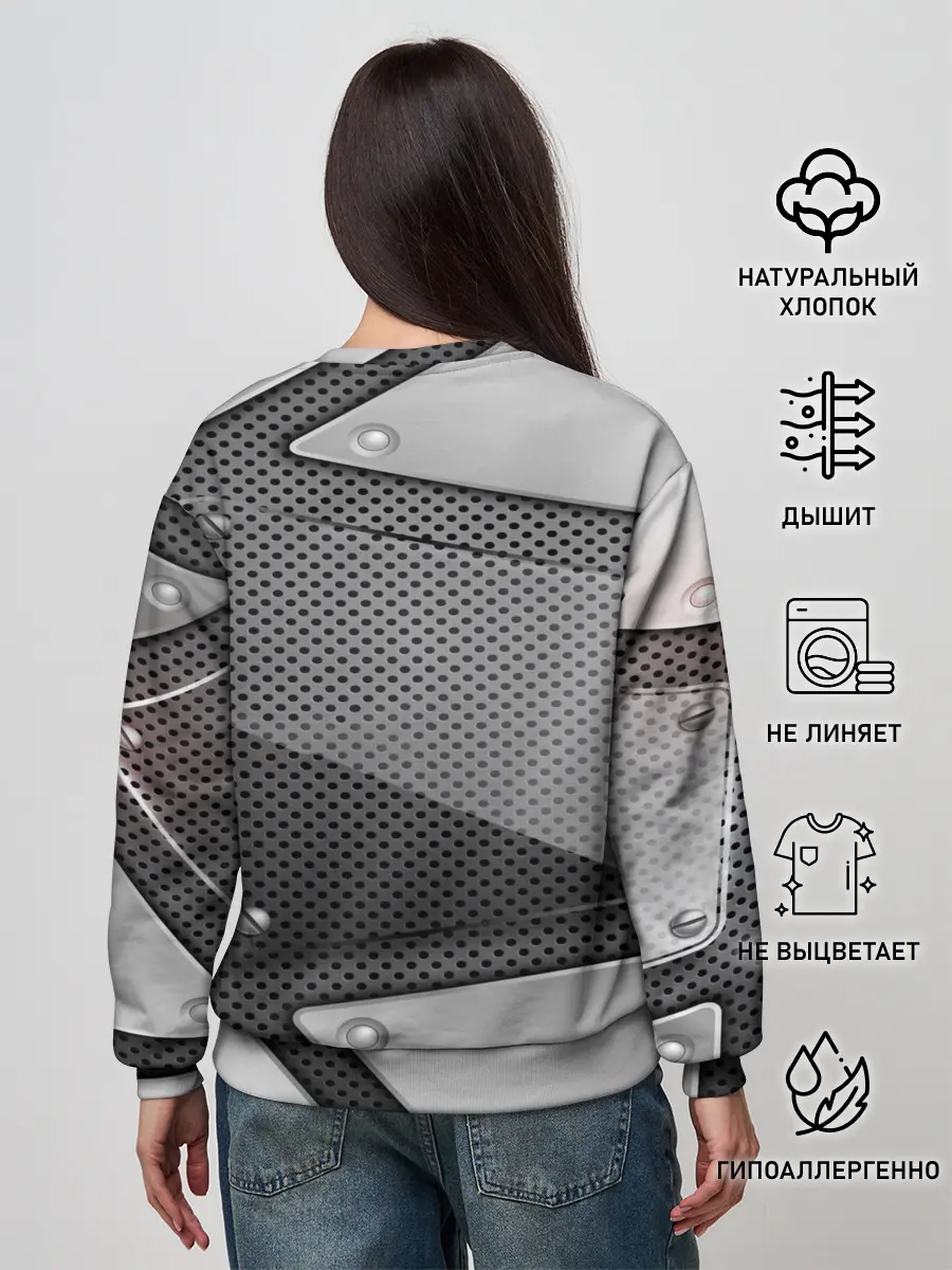 Женский свитшот / VOLVO metalic 2018