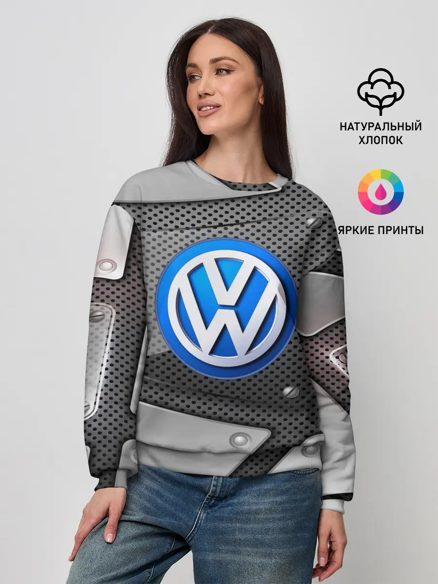 Женский свитшот / Volkswagen metalic 2018