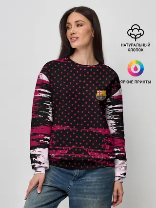 Женский свитшот / Barcelona abstract collection