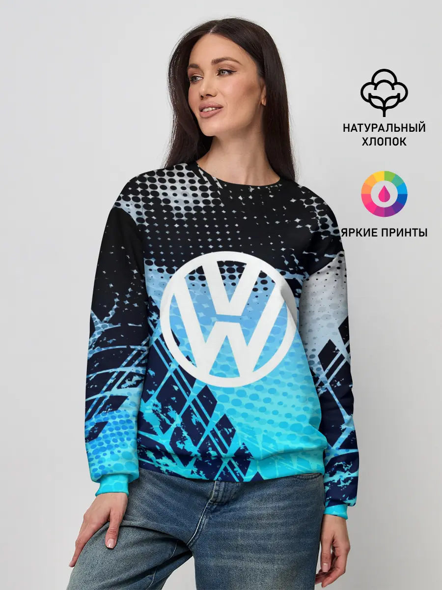 Женский свитшот / Volkswagen sport auto motors