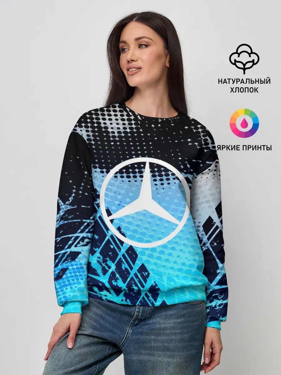 Женский свитшот / Mercedes sport auto motors
