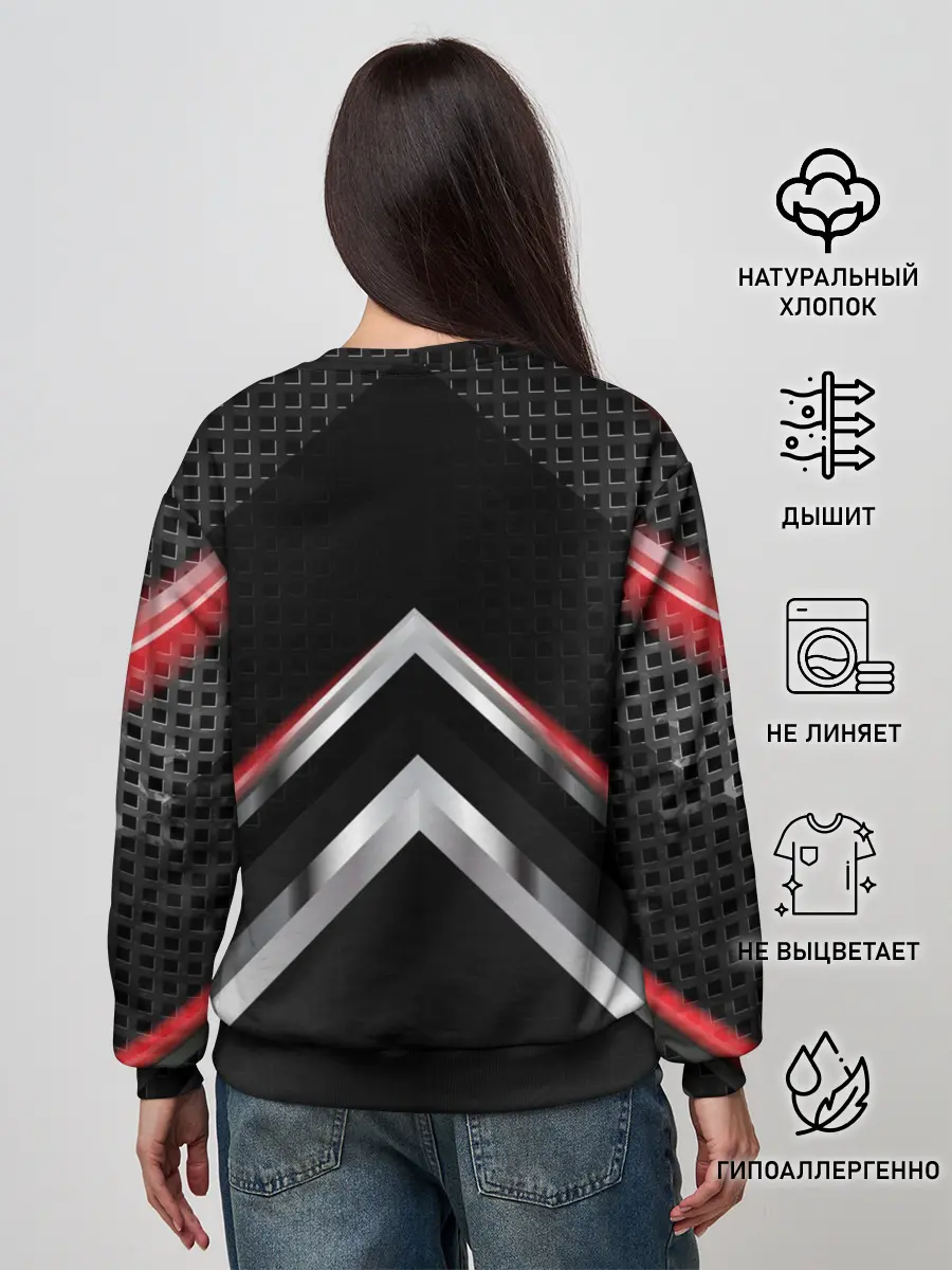 Женский свитшот / Volvo abstract line