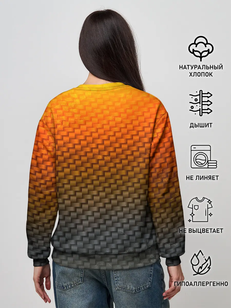 Женский свитшот / TOYOTA COLLECTION CARBON