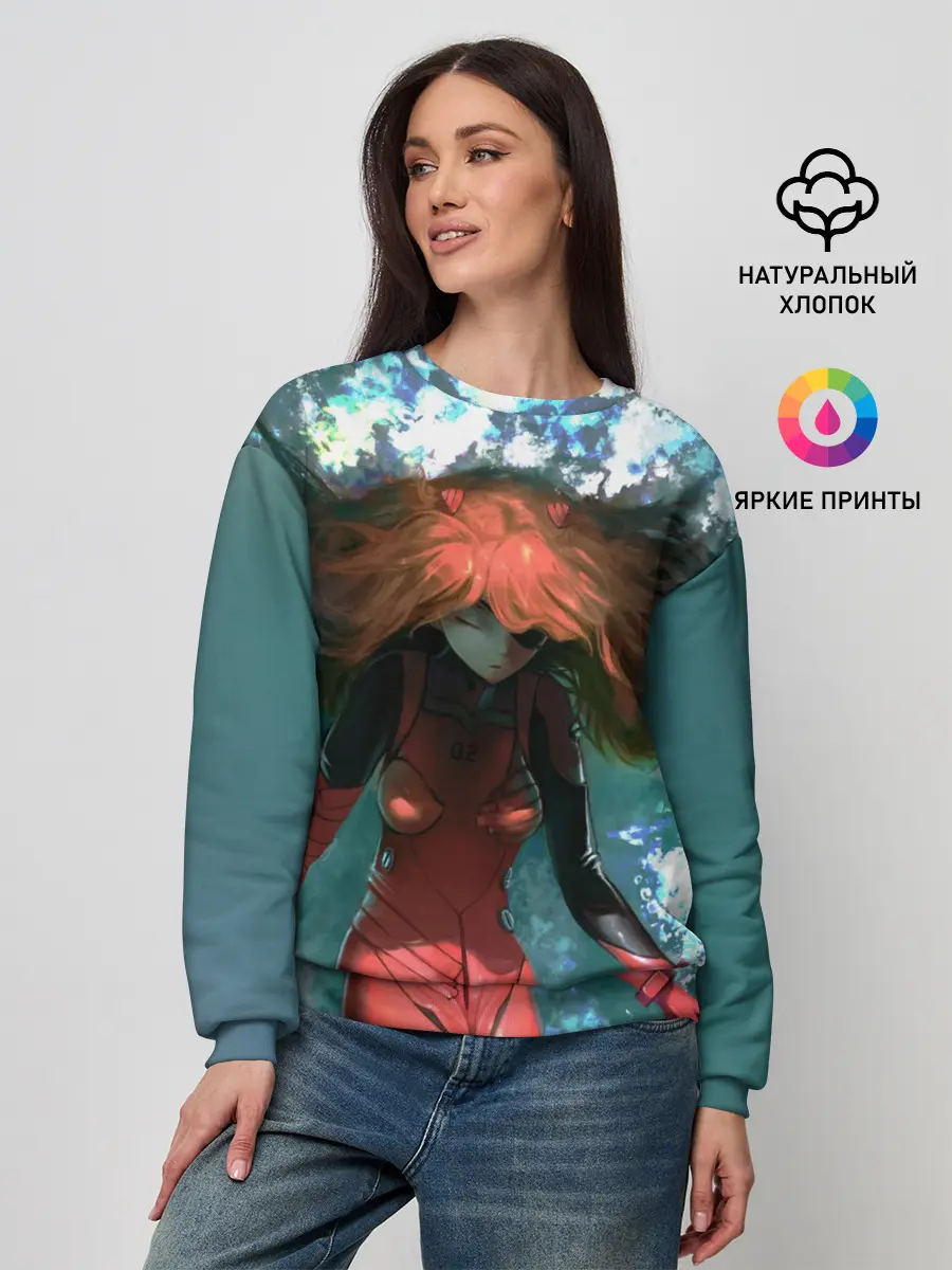 Женский свитшот / Rei Ayanami