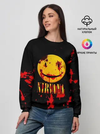 Женский свитшот / Nirvana