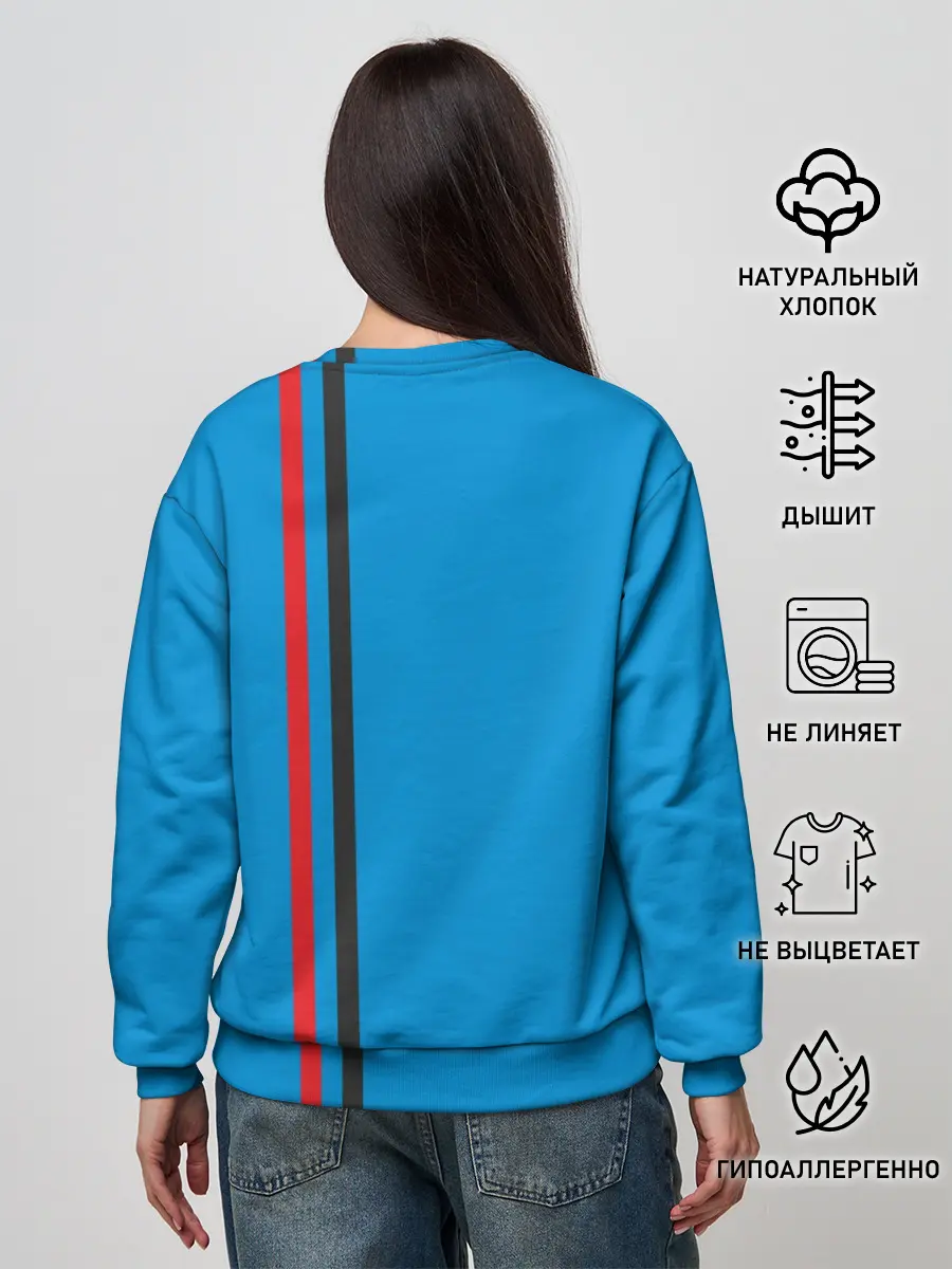 Женский свитшот / ДНР, лента с гербом