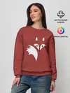 Женский свитшот / Абстрактная лиса