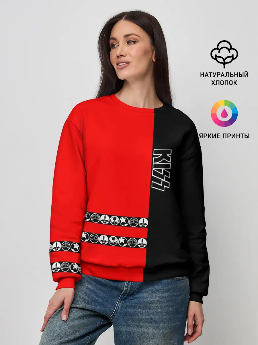 Женский свитшот / Kiss