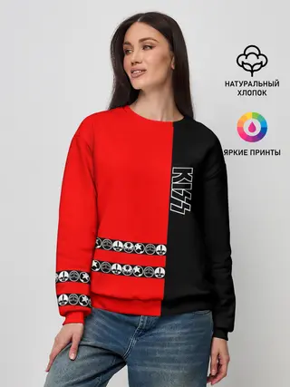 Женский свитшот / Kiss