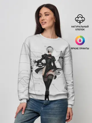 Женский свитшот / NieR Automata 1