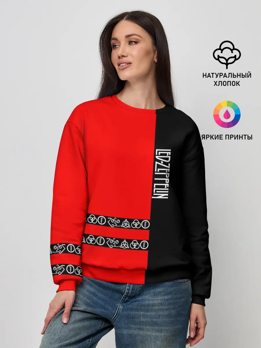 Женский свитшот / led zeppelin