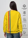 Женский свитшот / Молдавия, лента с гербом