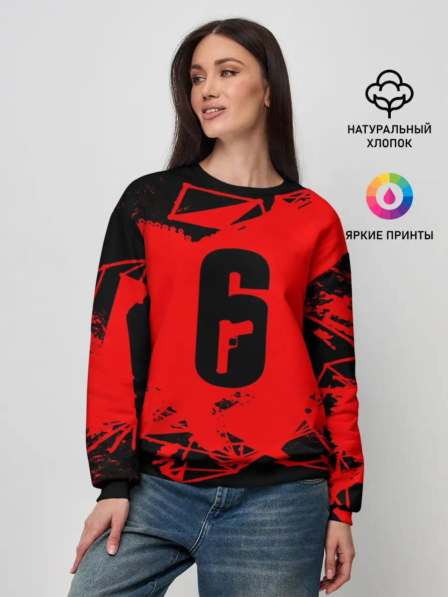 Женский свитшот / RAINBOW SIX SIEGE OUTBREAK