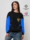 Женский свитшот / Russia-sport collection BLUE