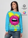 Женский свитшот / Donut lips