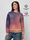 Женский свитшот / Абстракция Градиент Текстура