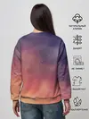 Женский свитшот / Абстракция Градиент Текстура