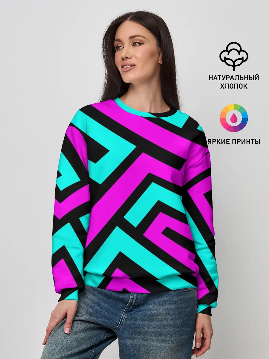 Женский свитшот / Abstract Background 4