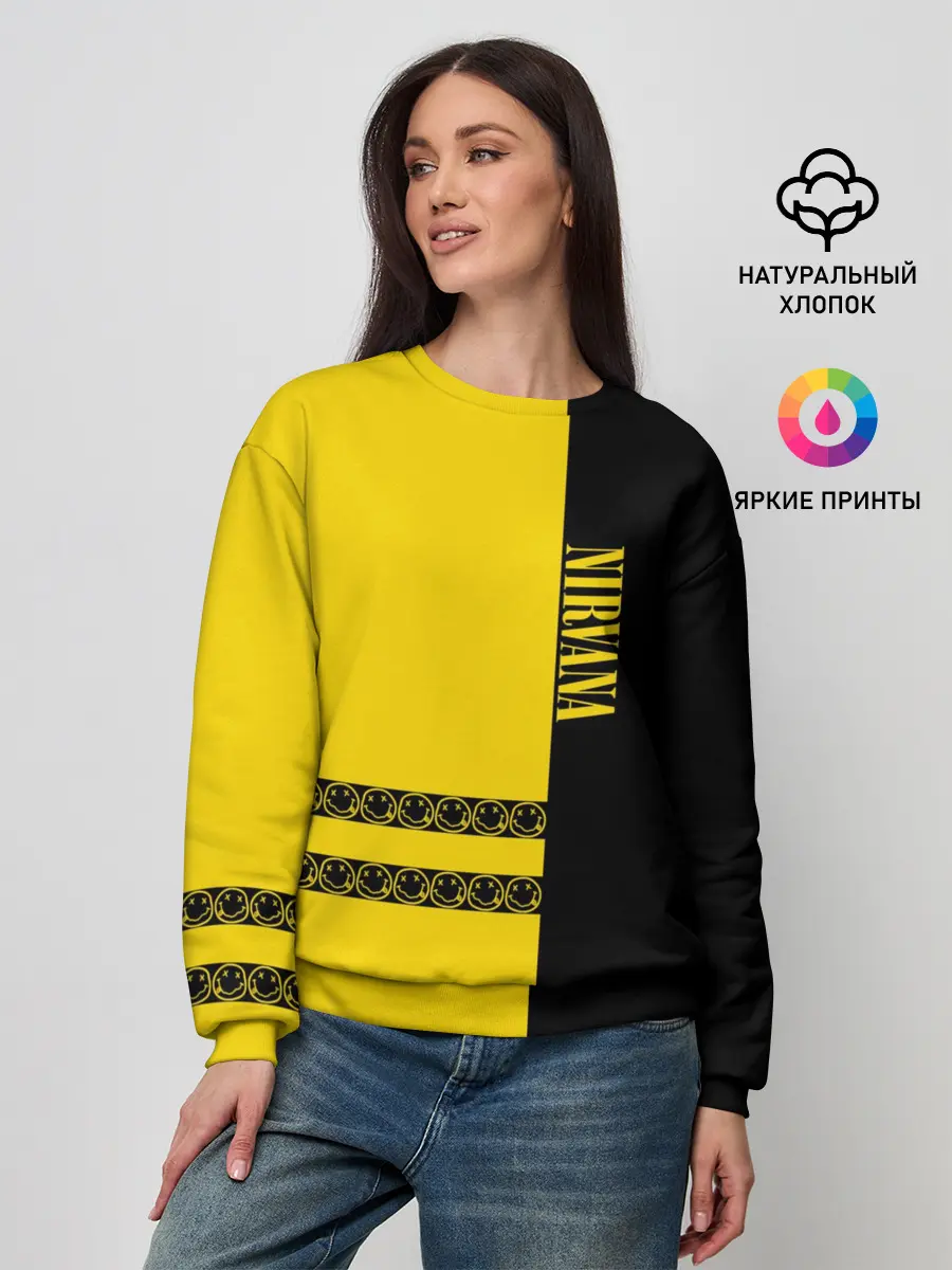 Женский свитшот / Nirvana