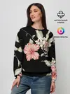 Женский свитшот / цветок абстракция