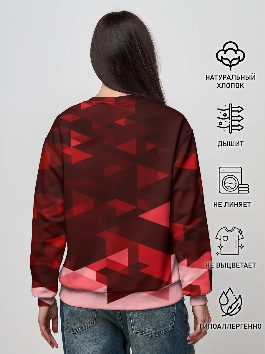 Женский свитшот / Manchester United Abstract