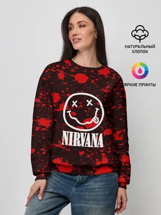 Женский свитшот / NIRVANA