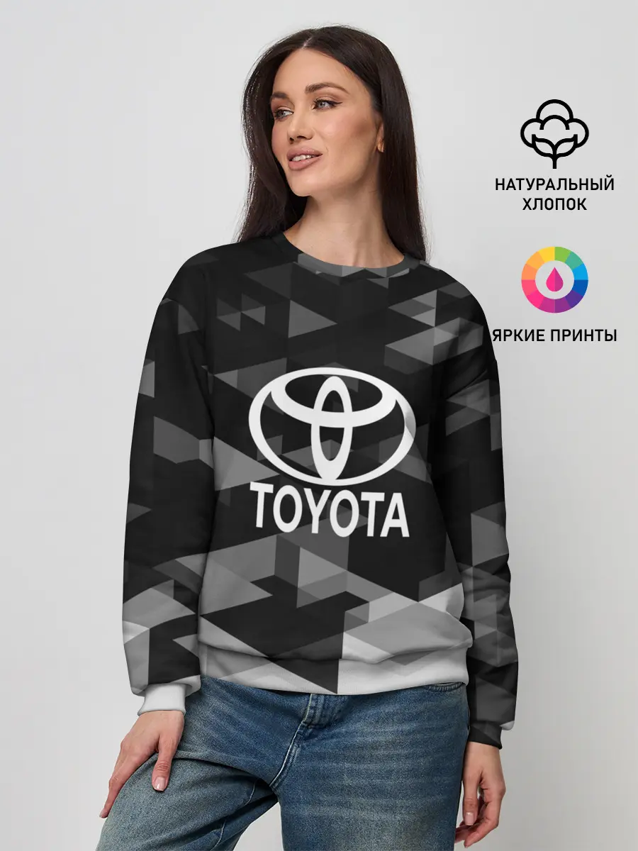 Женский свитшот / Toyota sport geometry