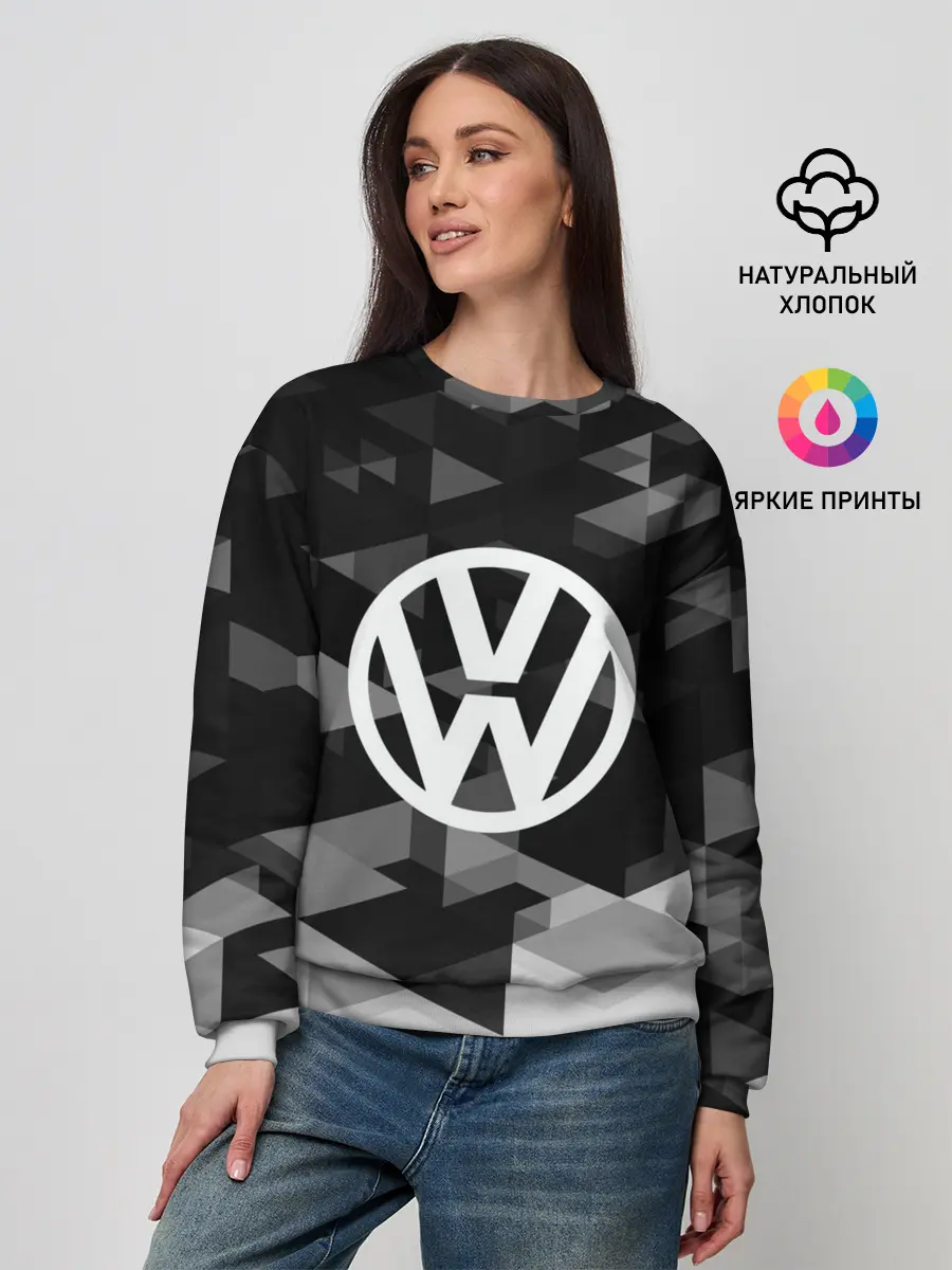 Женский свитшот / Volkswagen sport geometry