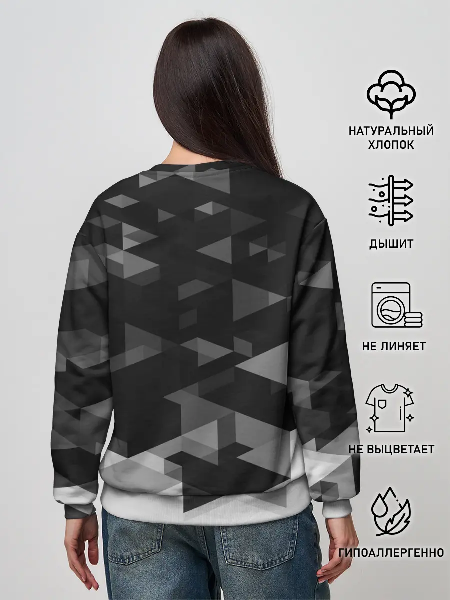 Женский свитшот / Opel sport geometry