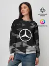 Женский свитшот / Mercedes sport geometry