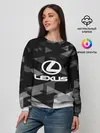 Женский свитшот / Lexus sport geometry