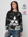 Женский свитшот / Mitsubishi sport geometry