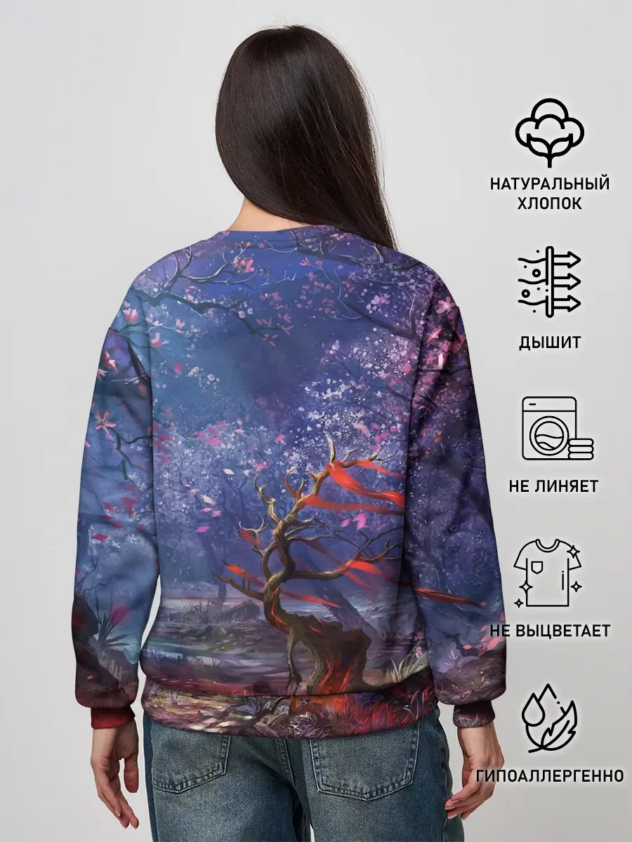 Женский свитшот / Сова