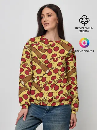 Женский свитшот / Pizza