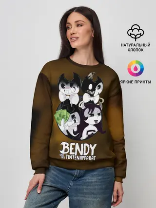 Женский свитшот / Bendy and the ink machine