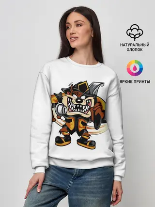 Женский свитшот / Пожарный демон