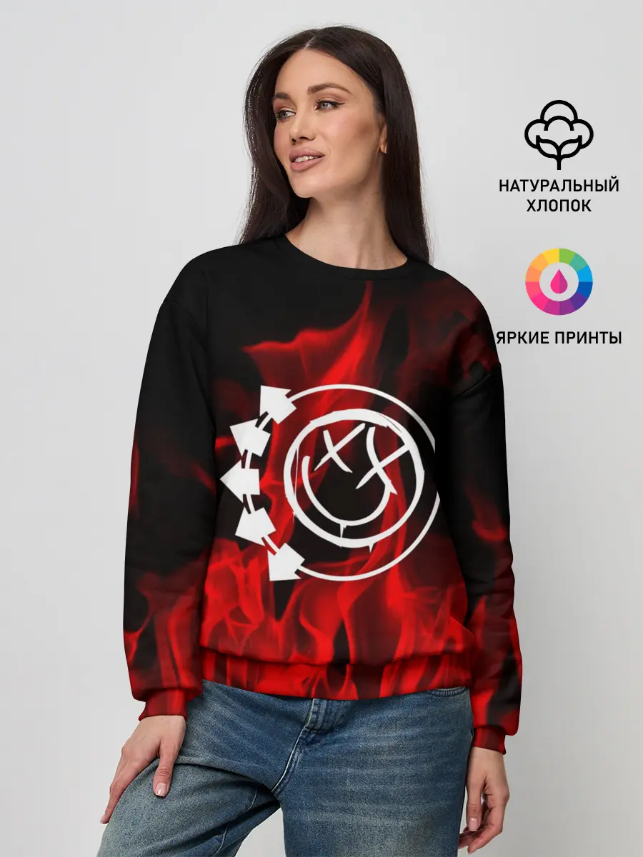 Женский свитшот / Blink 182