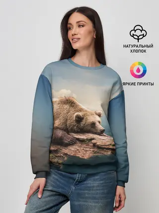 Женский свитшот / A bear