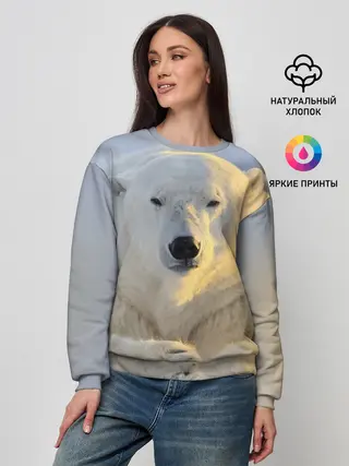 Женский свитшот / Медведь