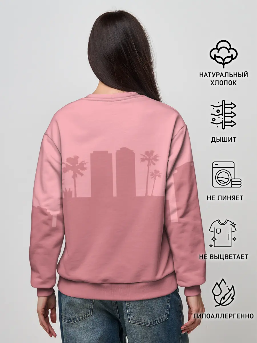 Женский свитшот / GTA VC - Девушка с мартини